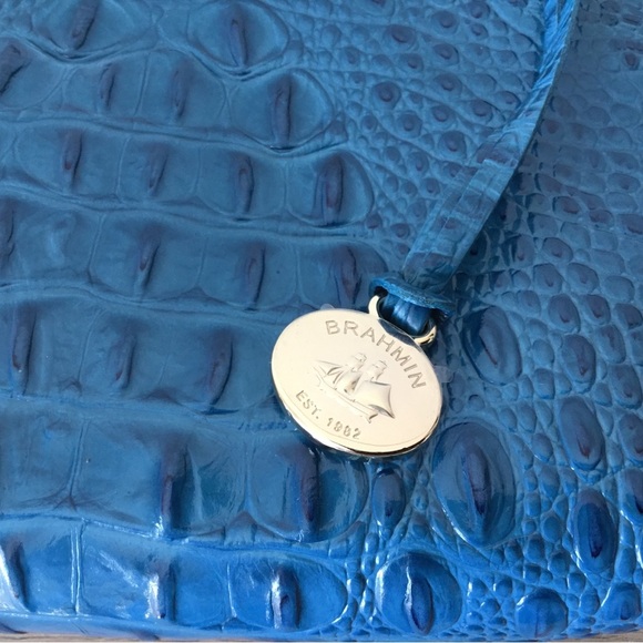 Brahmin Lorelei Mini Handbag in Gorgeous Teal w/Registration Card & Dustbag NWT- - Picture 2 of 7
